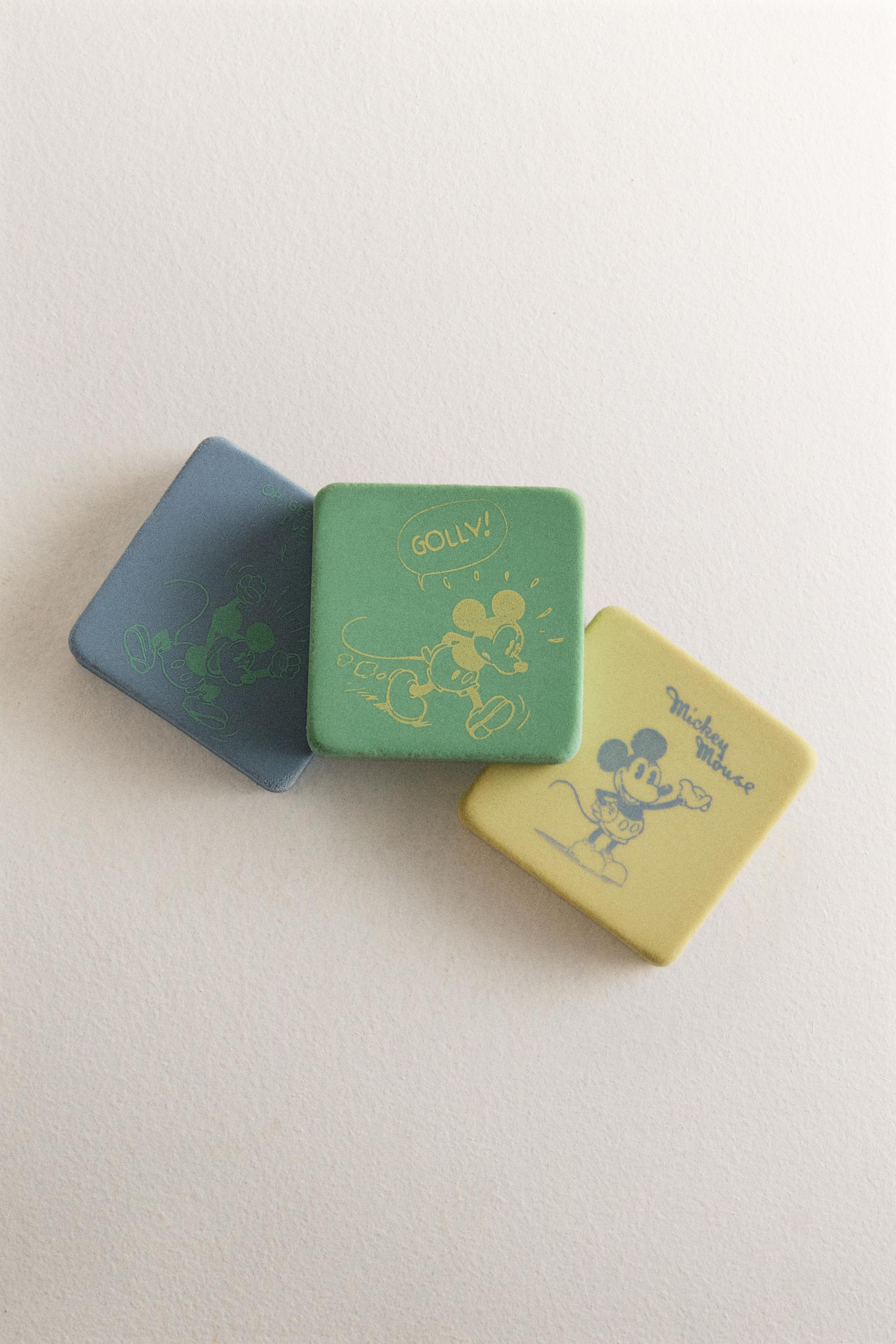 MICKEY & MINNIE ©DISNEY ERASER PACK (PACK OF 3)